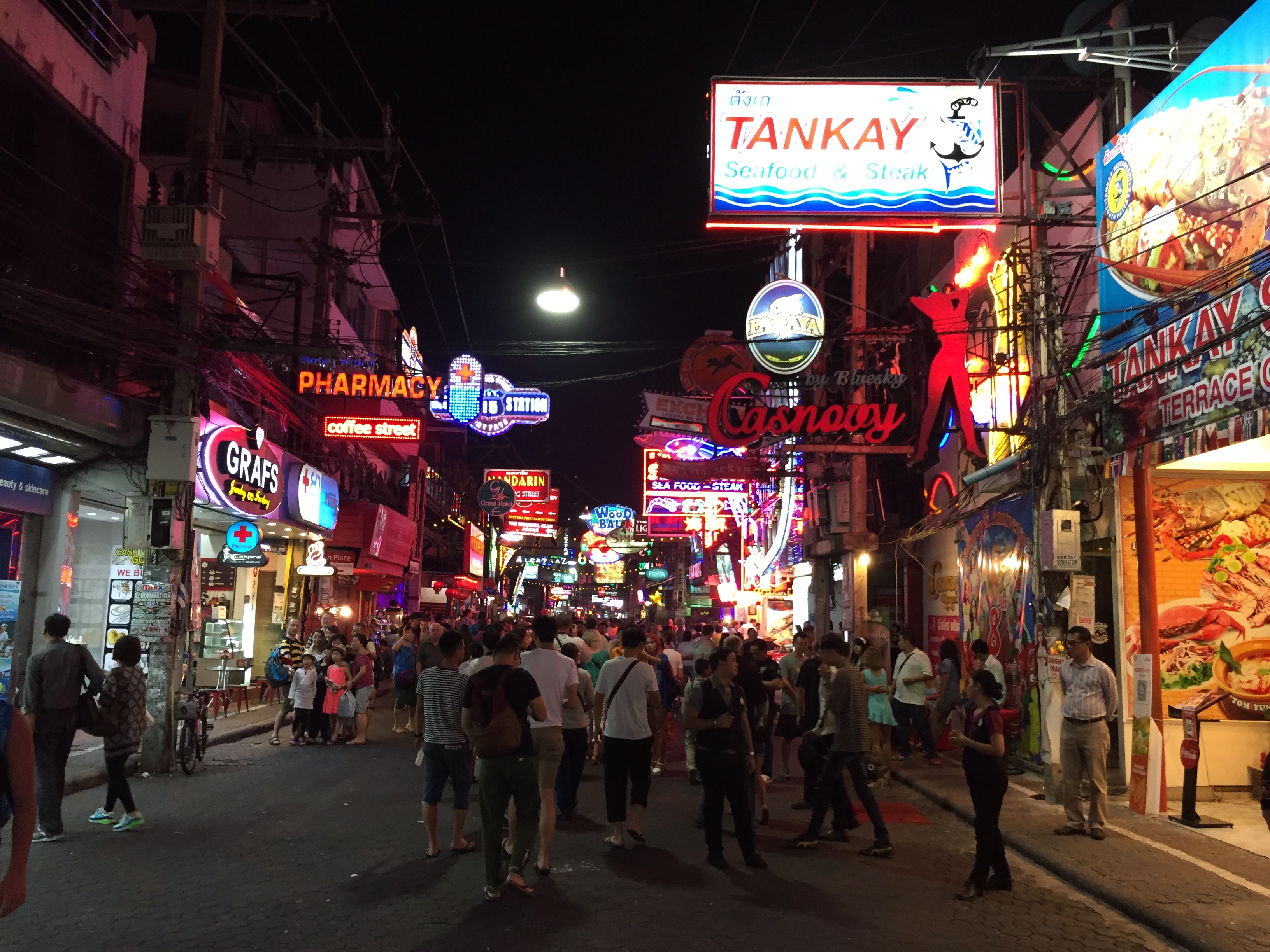 Gadebillede fra lokalområdet i Pattaya